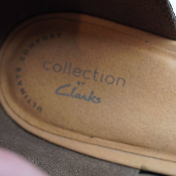 Clarks Emily Daisy Sandals Heels Bronze Ankle‎ Strap Sandals 9.5 - Picture 11 of 11